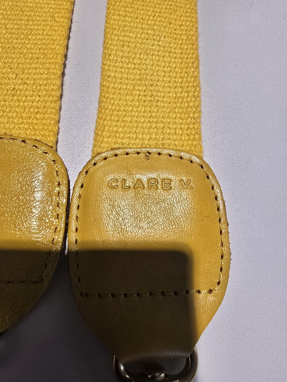 Clare V. Yellow Cotton Strap - Picture 4 of 8